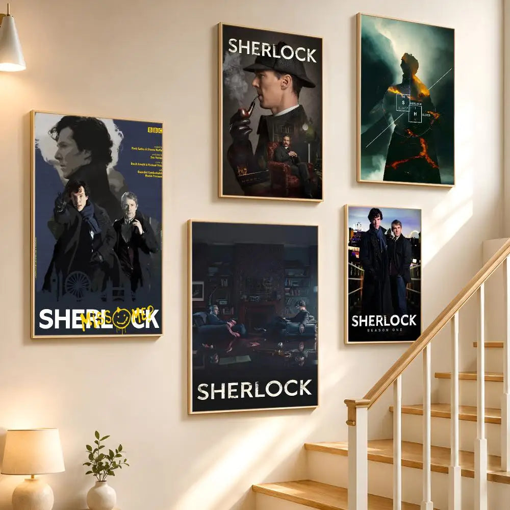 Sherlock TV Series HD Waterproof Poster Stickers | Wall Décor