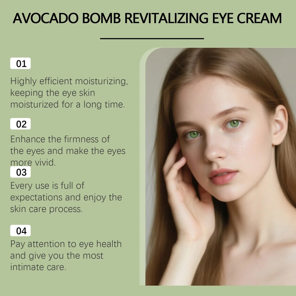 Avocado Eye Cream – Anti-Aging, Dark Circles & Puffiness