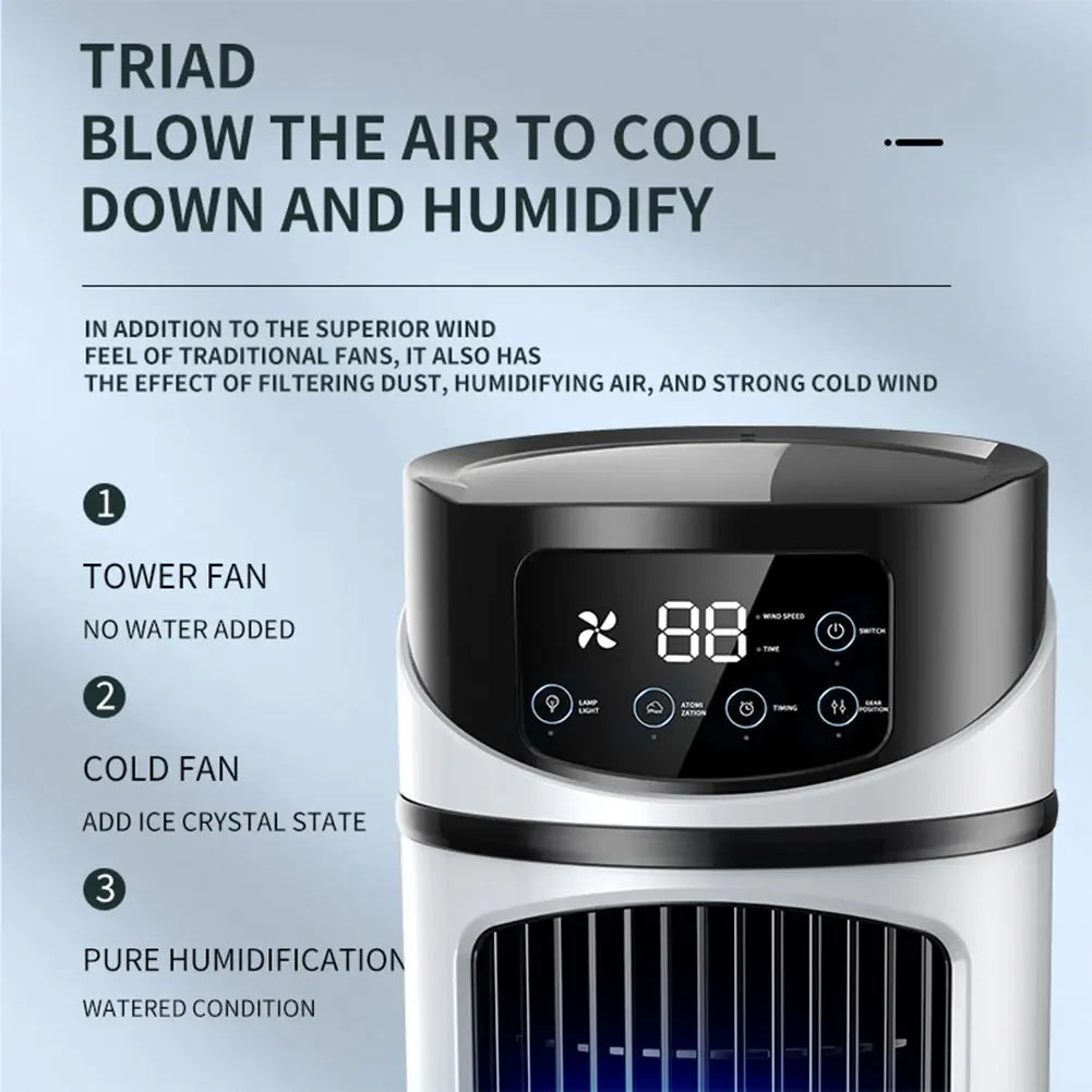 URGGU Portable Air Cooler Fan – 3-in-1 USB Desk Cooling Fan