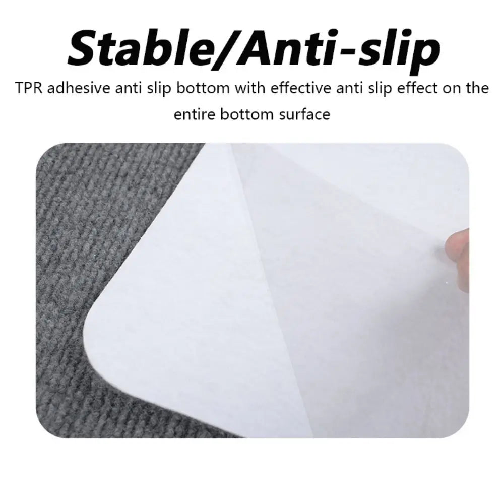 Simple Non Adhesive Office Chair Mat Self-adhesive Anti Slip Rolling