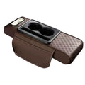 Car Armrest Cushion with Cup Holder & Tissue Pocket | Universal