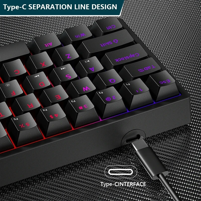 AyeBeau K620 60% RGB Hotswap Mechanical Gaming Keyboard