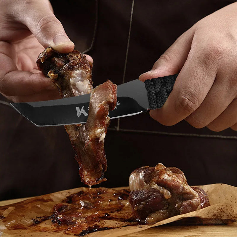 InLeung Stainless Steel Boning Knife – Sharp Wood Handle Chef Knife