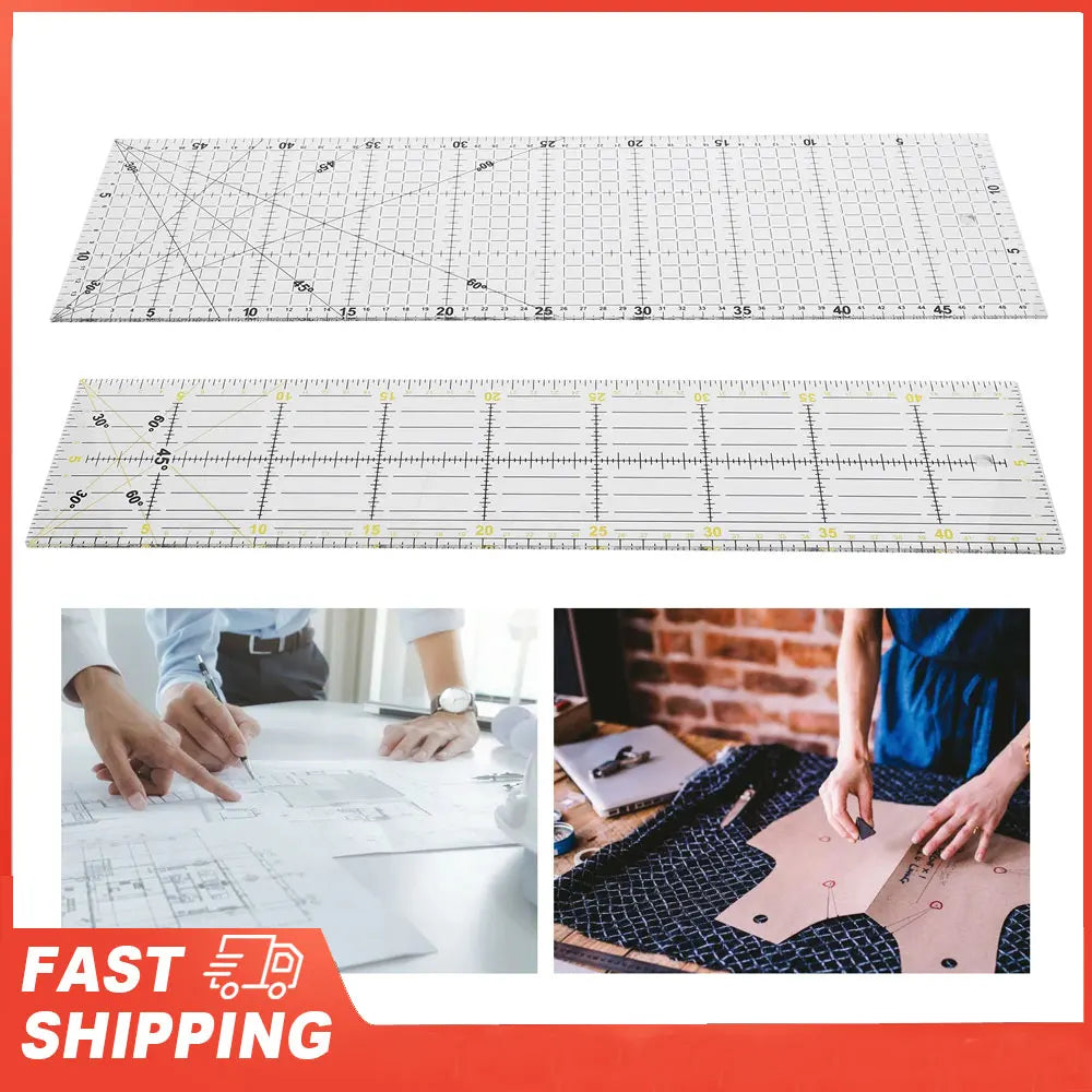 Quilting Ruler Multifunction Sewing Drawing Drafting Crafts Scale