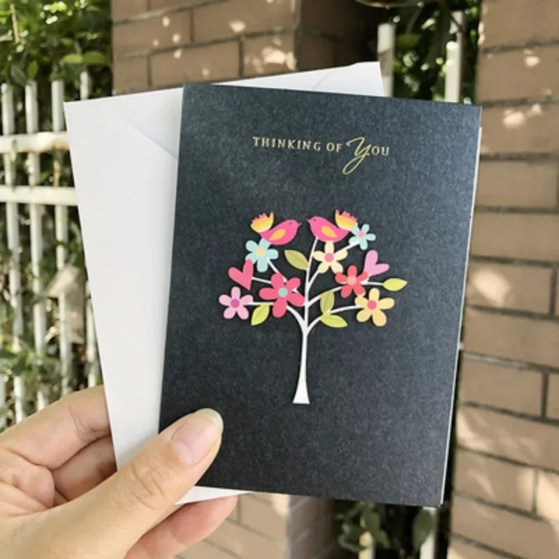 Romantic Birthday Christmas Card Greeting Cards Postcard Party