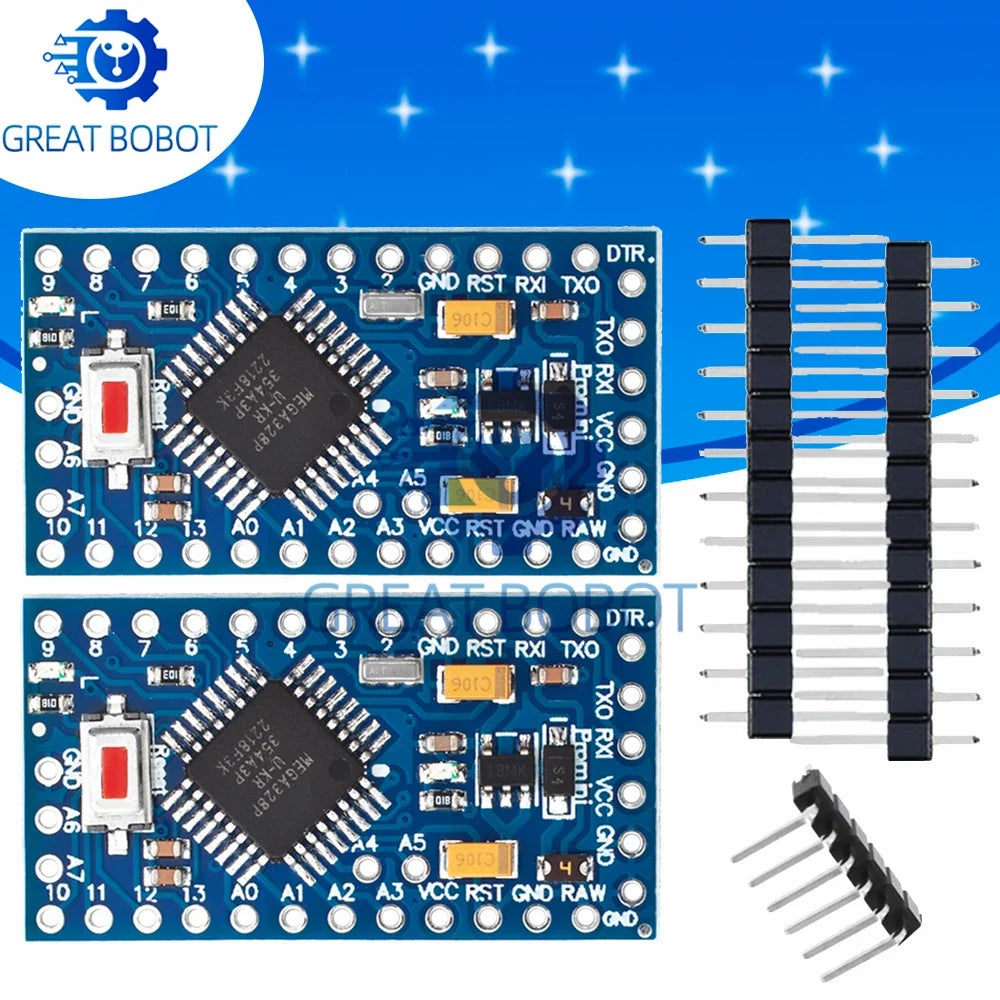 Pro Mini ATMEGA328P 5V/16MHz & 3.3V/8MHz Arduino Board