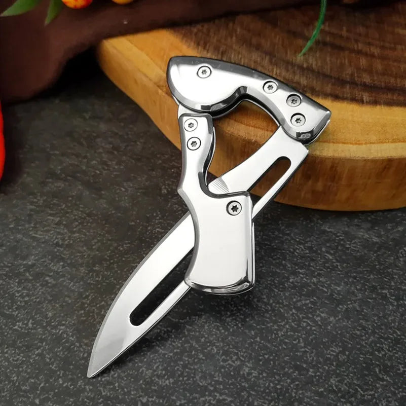 InLeung Folding Kitchen Knife – Stainless Steel Utility Blade