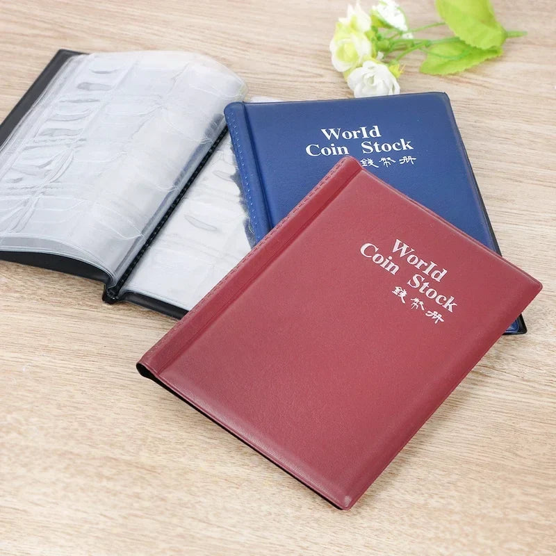 120-Pocket Coin Collection Album Book | Coins & Tokens Organizer