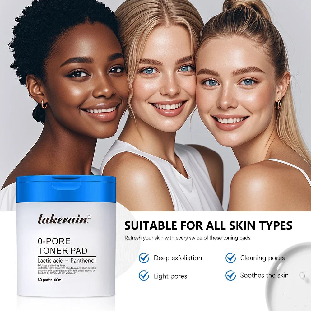 Lakerain 2-Piece Skincare Set | Toner Pad & Glow Serum