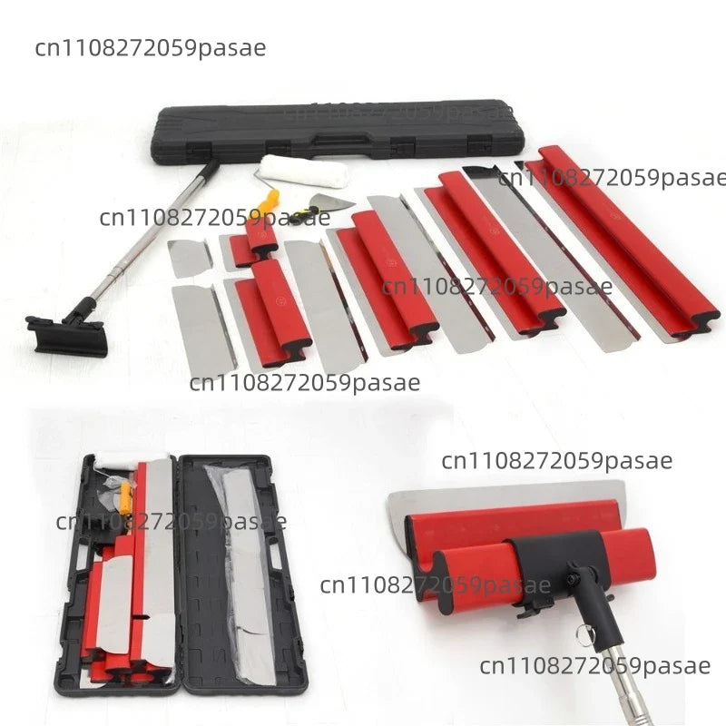 Large Wall Scraper Set – 20/60/80/100cm Stainless Steel Blades
