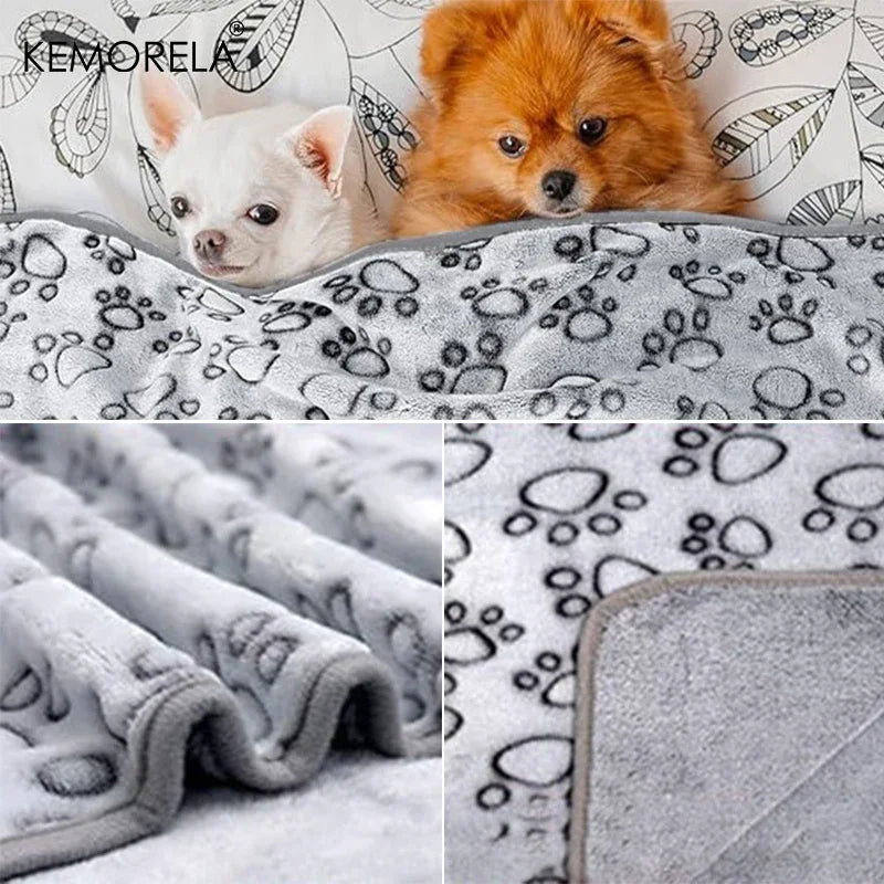 KEMORELA Soft Fluffy Pet Blanket for Cats & Dogs – Coral Fleece