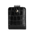 PU Leather Lipstick Case with Mirror – 3-Slot Travel Organizer