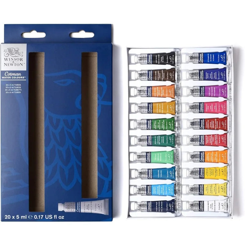 Winsor Newton Cotman Watercolor Paint Tubes 10 20 Colors Artists