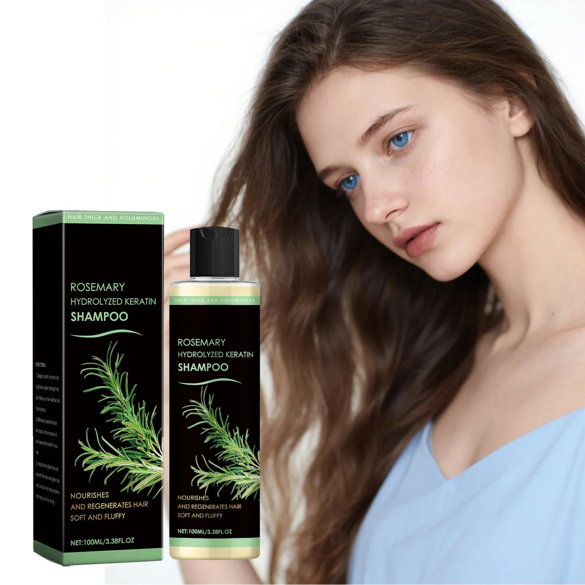 Rosemary & Keratin Shampoo – Cleanse, Nourish & Thicken Hair