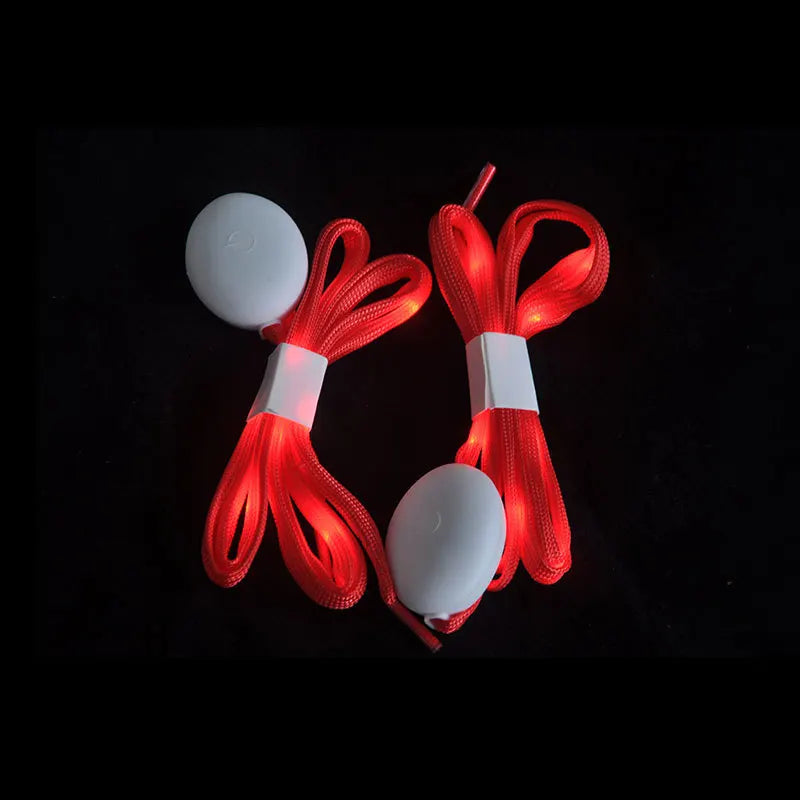 LED Light Shoelace Stand Fluorescent Night Run Flashing Shoe Rope