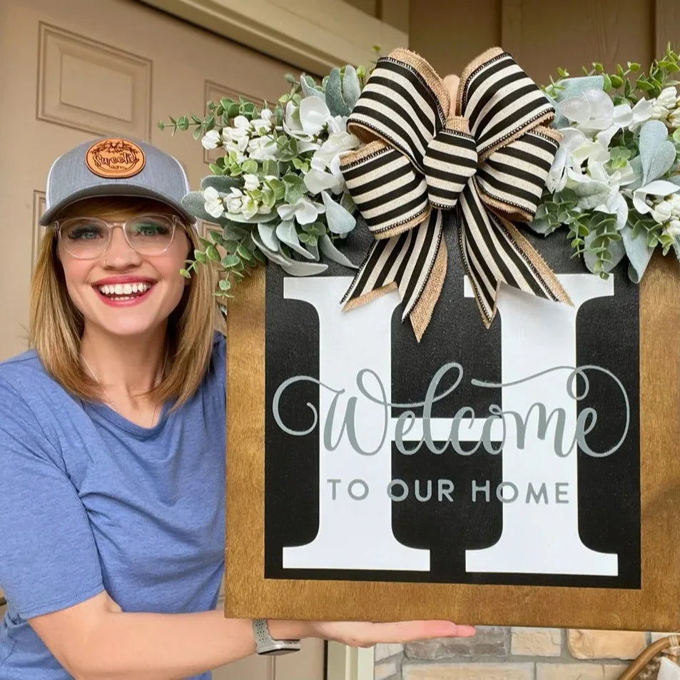 26-letter Personalized Front Door Decoration Hangings Layout Props