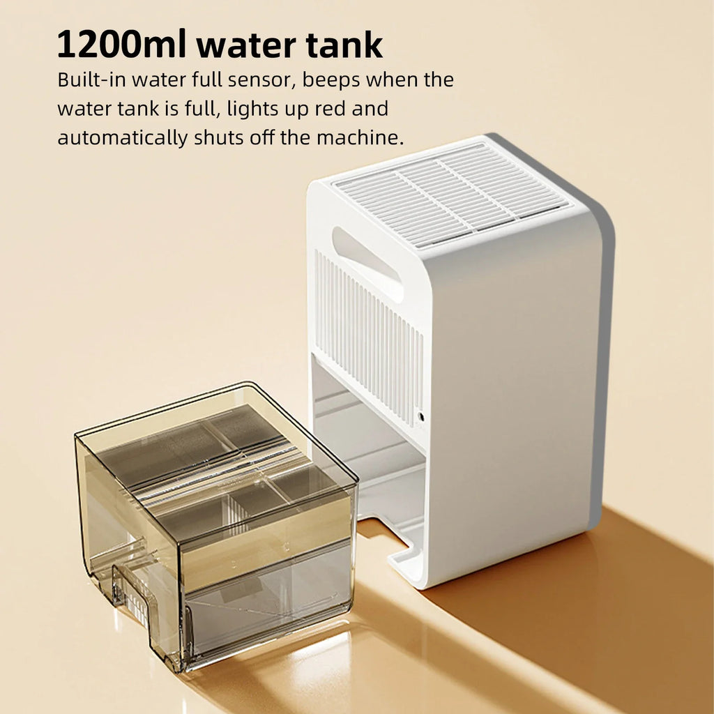 URGGU Small Dehumidifier | Digital Touch, Auto Defrost, Timer
