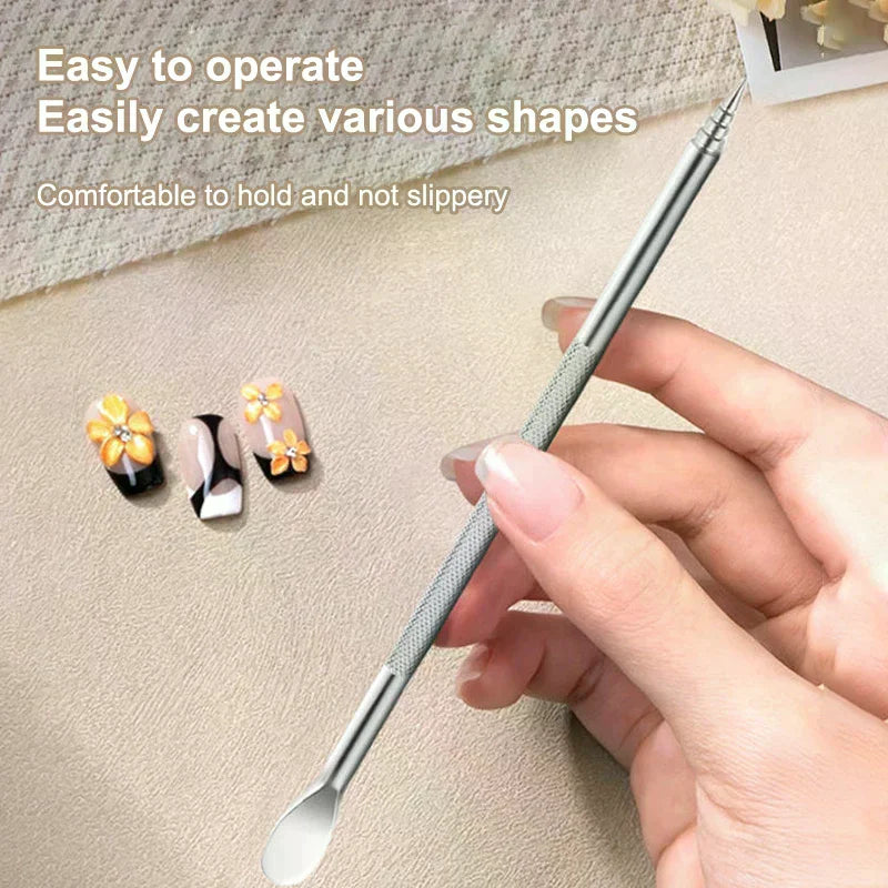 Double-Ended 3D Nail Art Carving Pen | DIY Sculpture Tool