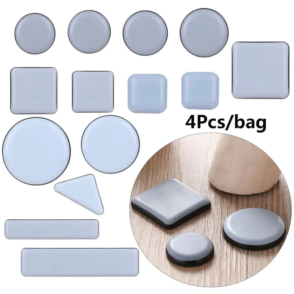 4-Pack Furniture Slider Pads – Heavy Duty Floor Protectors