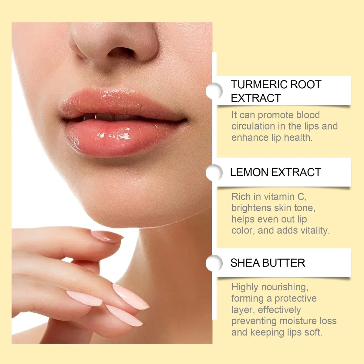 Korean Lip Brightening Balm – Moisturizing Gloss & Exfoliator