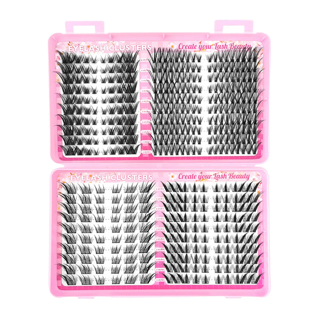 Manga Cluster False Lashes 10–16mm Fluffy Fairy DIY Extensions