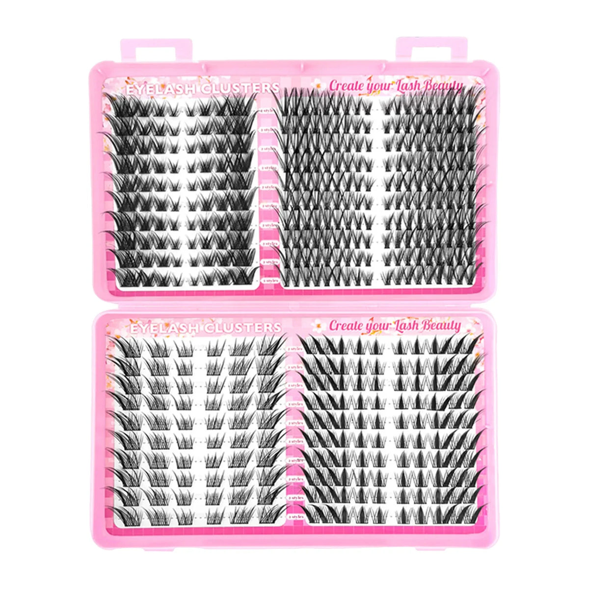Manga Cluster False Lashes 10–16mm Fluffy Fairy DIY Extensions