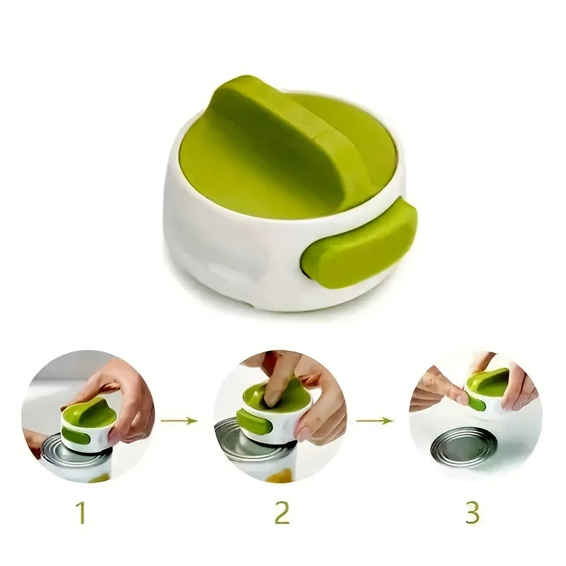 Portable Manual Can Opener – Adjustable Anti-Slip Stainless Steel