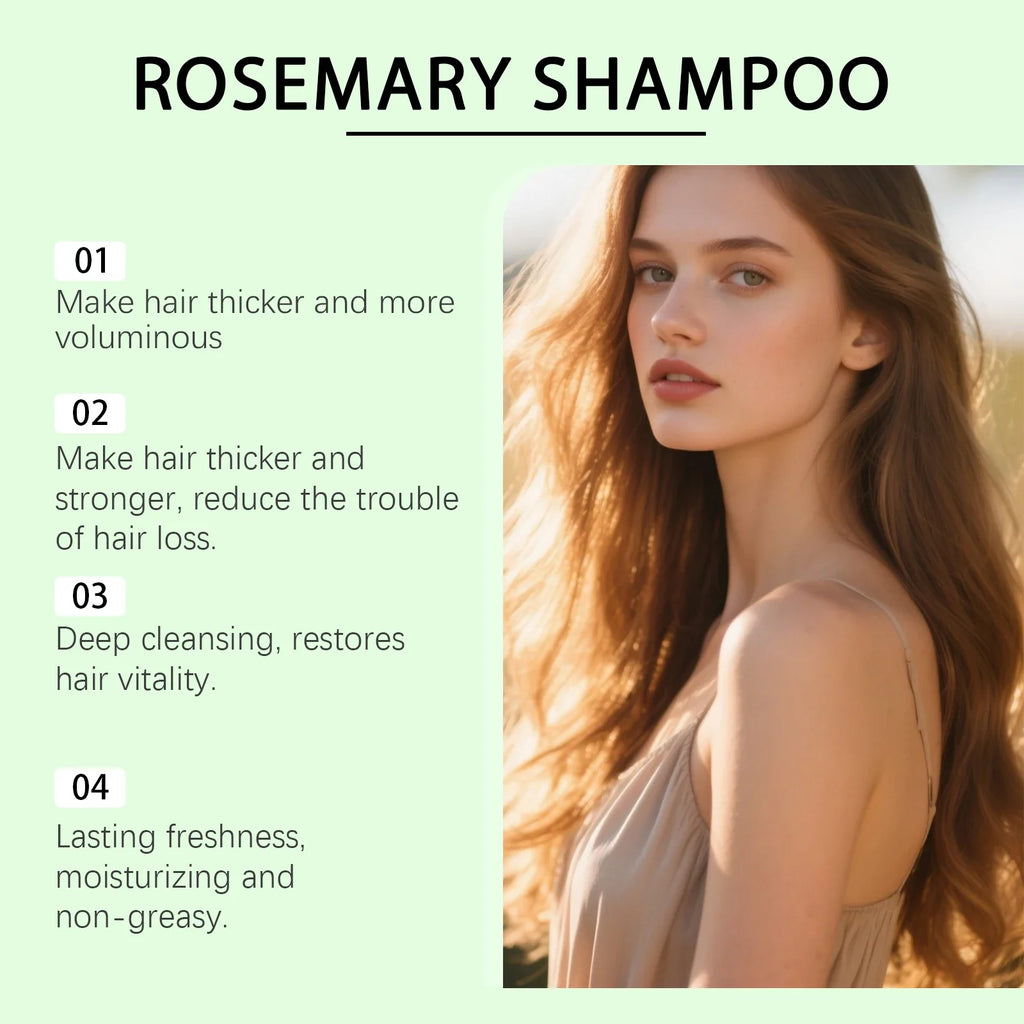 Rosemary Volumizing Shampoo – Strengthening & Scalp Care