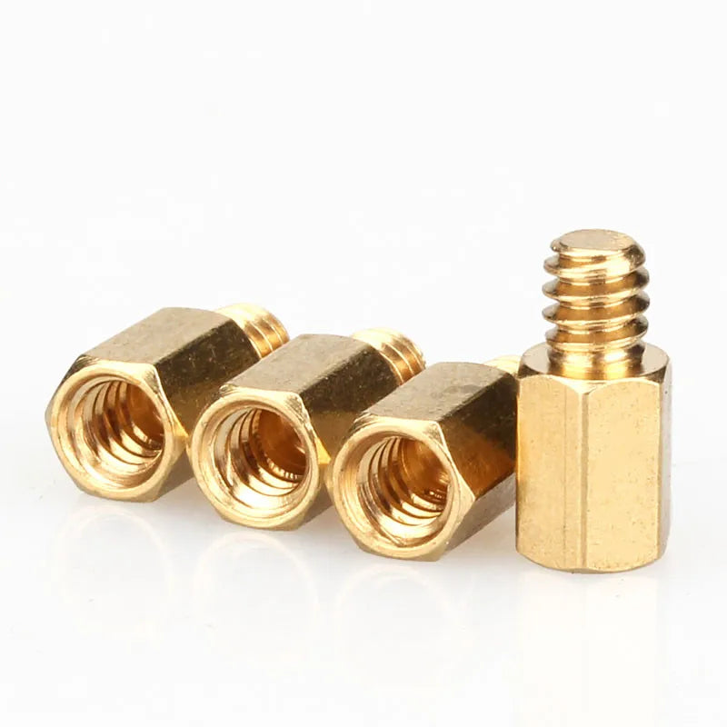 6 32X6+ 32X6 5+ Hex Brass Standoff Spacer Pillar Motherboard