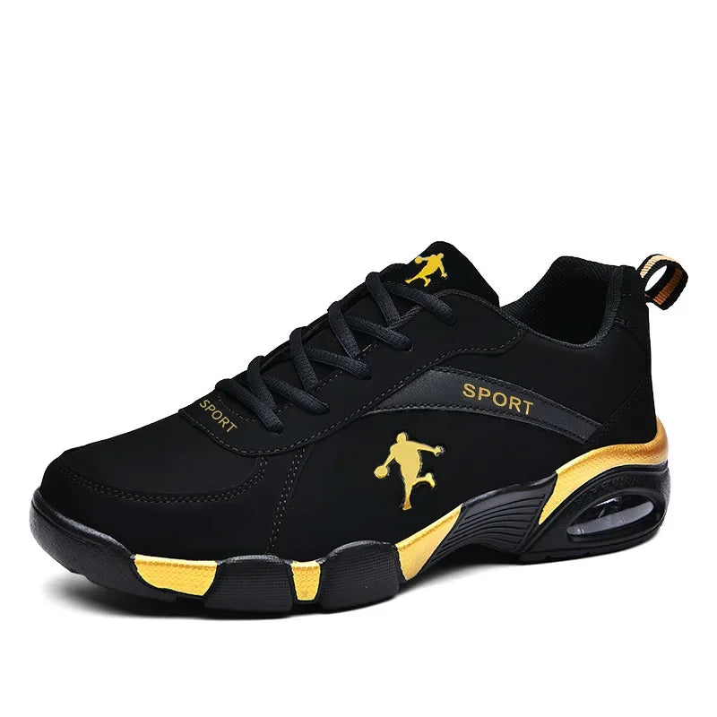 YBQJOO Men's Mesh Sneakers – Breathable Anti-Slip Sport Shoes