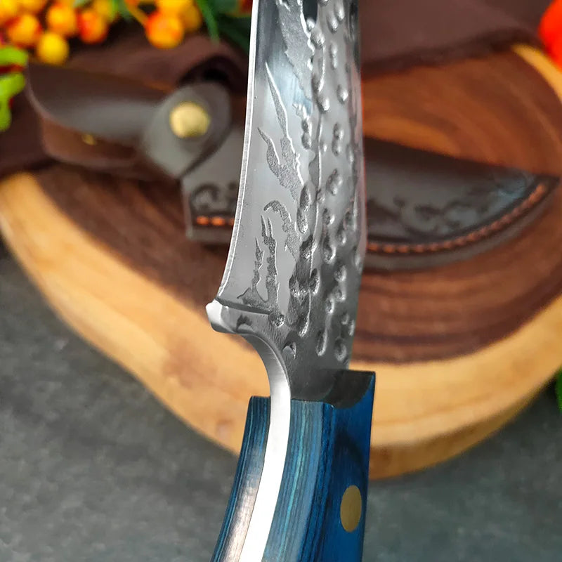 InLeung Hand Forged Stainless Steel Utility Chef Knife