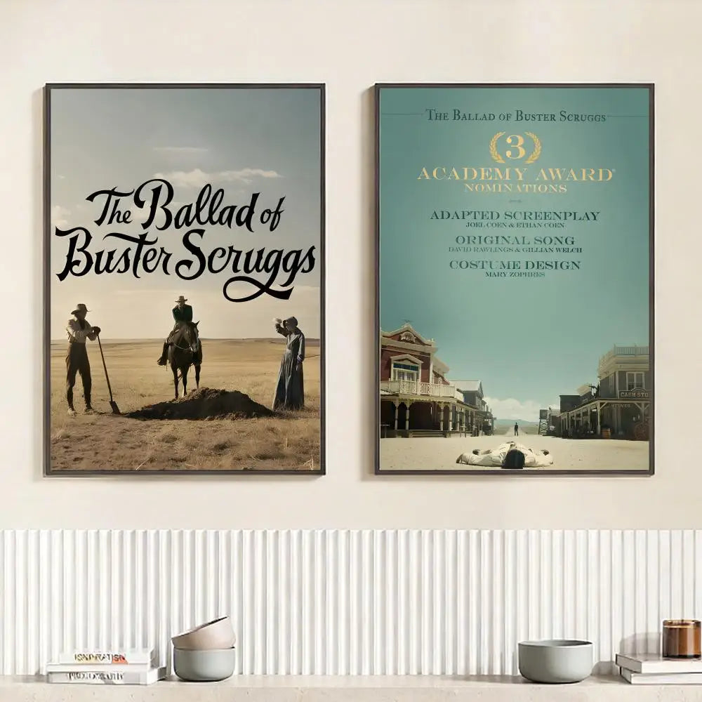 Ballad of Buster Scruggs Poster | Self-Adhesive Wall Art