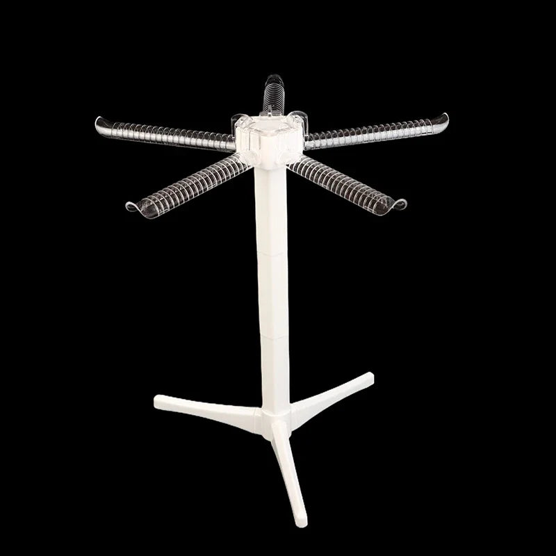 Collapsible Pasta Drying Rack – Foldable Spaghetti Dryer Stand