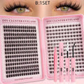 392 Pcs Eyelash Extension Kit | Fluffy DIY Lash Set & Tools