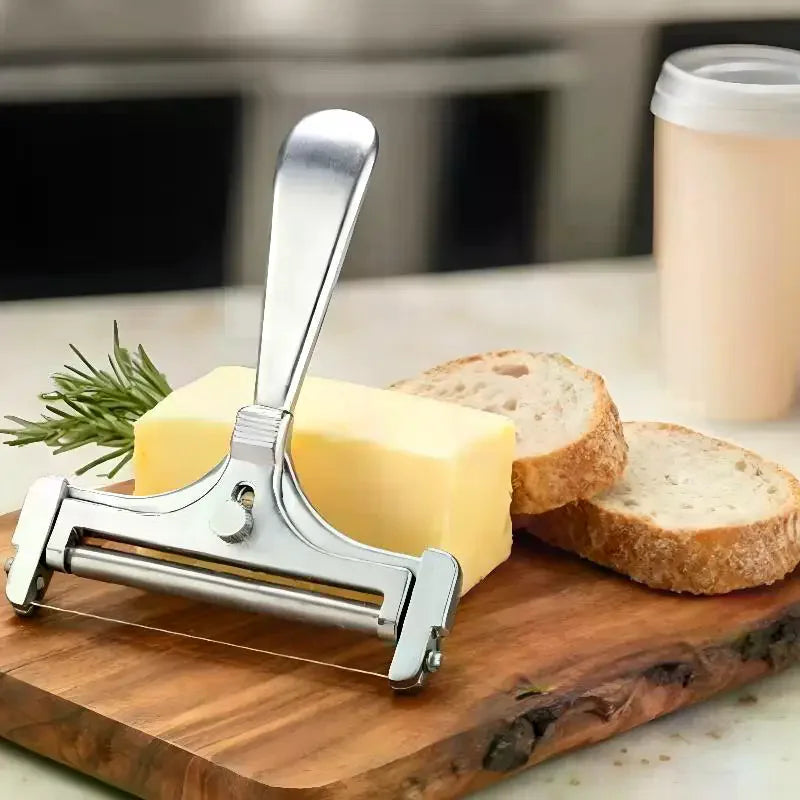 Adjustable Stainless Steel Cheese Slicer & Butter Cutter