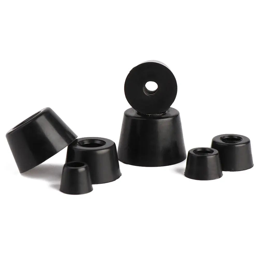 10-Pack Tapered Rubber Furniture Feet – Non-Slip Floor Pads