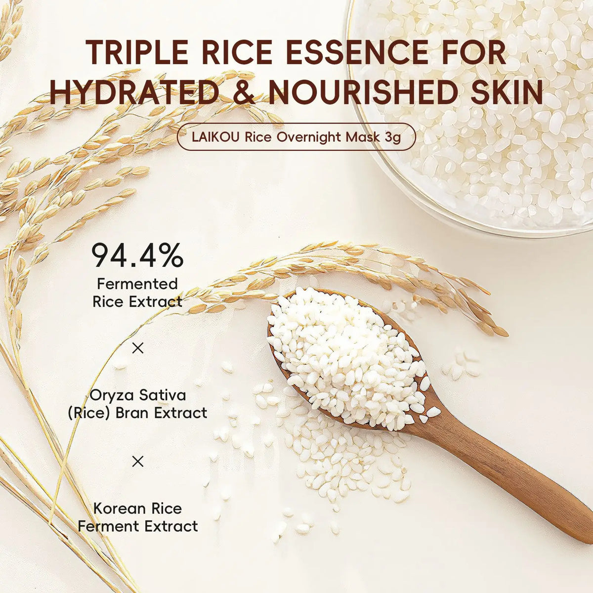 Rice Pulp Brightening Sleep Mask | Korean Skincare