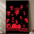 Radiohead Poster Self-Stick HD Waterproof Wall Art Decor