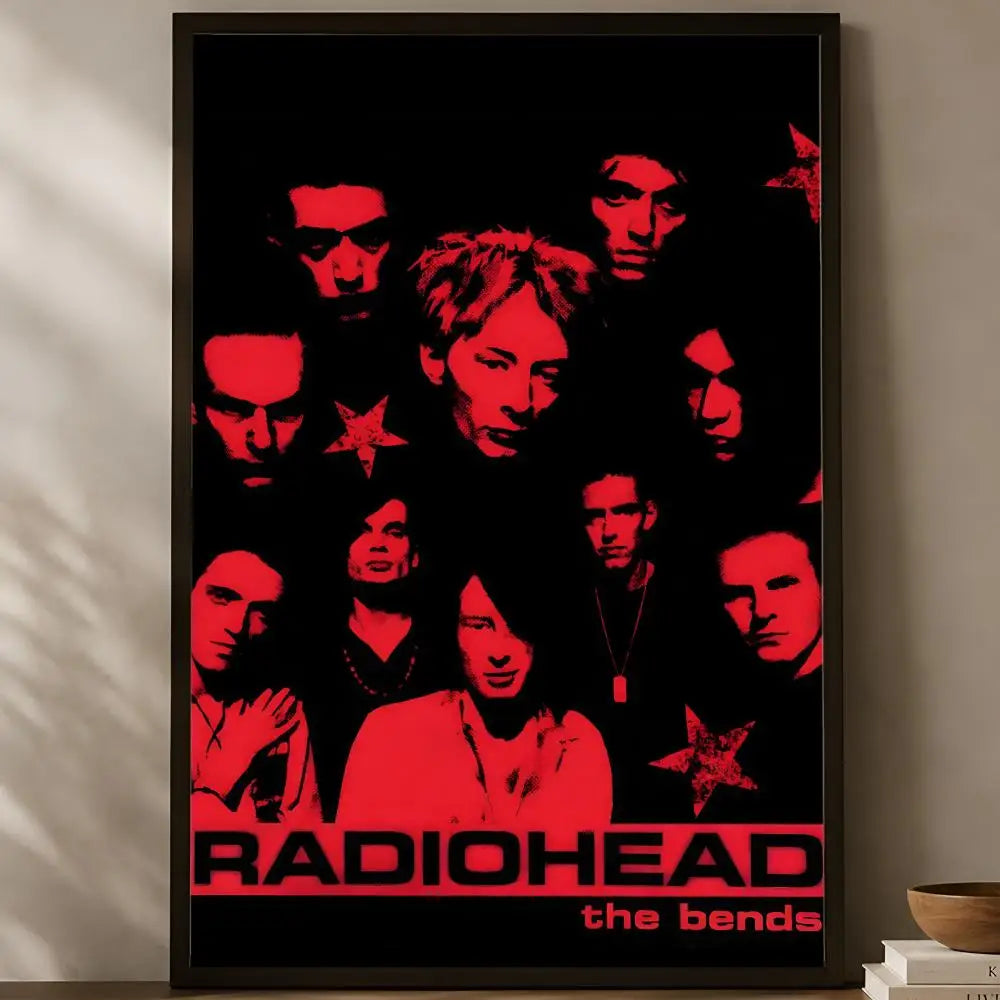 Radiohead Poster Self-Stick HD Waterproof Wall Art Decor