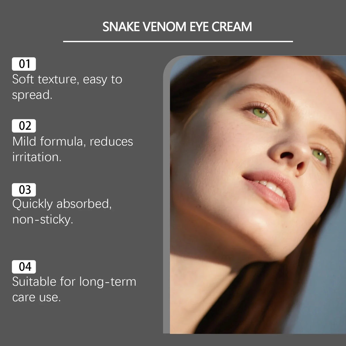 OceAura Snake Venom Eye Cream – Firm, Lift & Brighten 30g