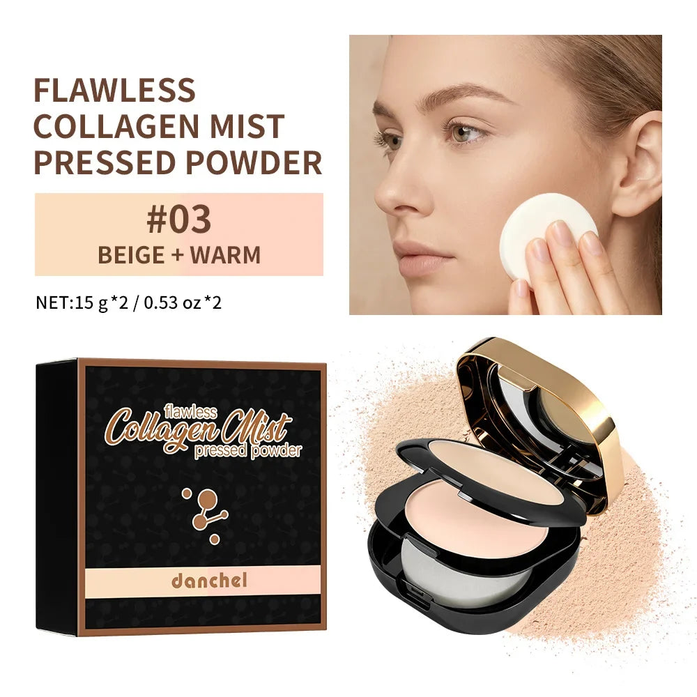 Collagen Contour Setting Powder – 2 Shades, Matte & Waterproof