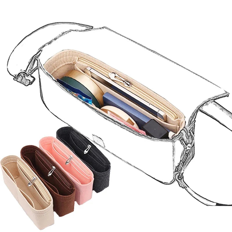 Felt Bag Organizer Insert – Multi-Pocket Handbag Liner