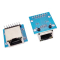 2 5 RJ45 Breakout Board LED Lights 8P8C Female Socket Connector Pitch