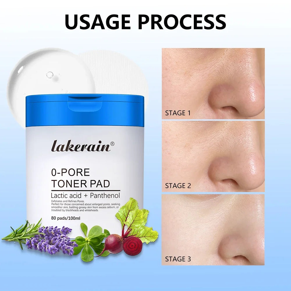 Lakerain 2-Piece Skincare Set | Toner Pad & Glow Serum