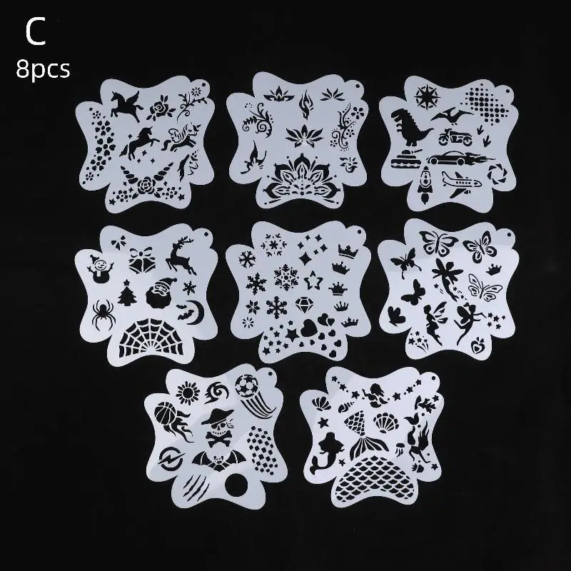 Reusable Face Paint Stencils – Body Art Templates for Parties