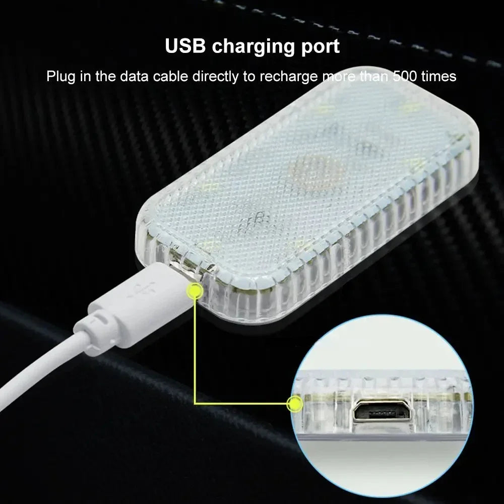 Magnetic LED Touch Light – Wireless Car Interior Reading Lamp