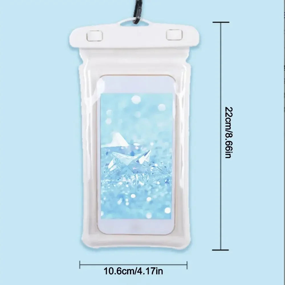Waterproof Phone Pouch – Air Cushion Float & Touch Screen | 1–20 Pack