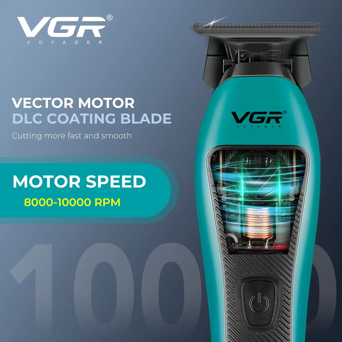 VGR V-035T Electric Hair Clipper & Trimmer Set | 150-Min Battery