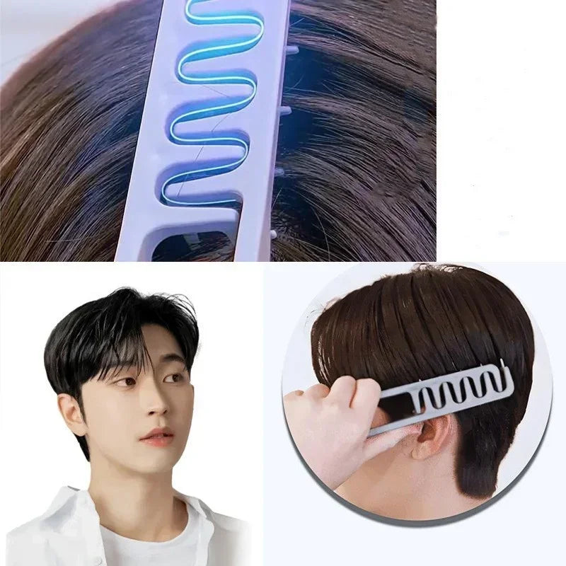Volumizing Wide-tooth Hair Men Fluffy Texture Styling Comb Roots