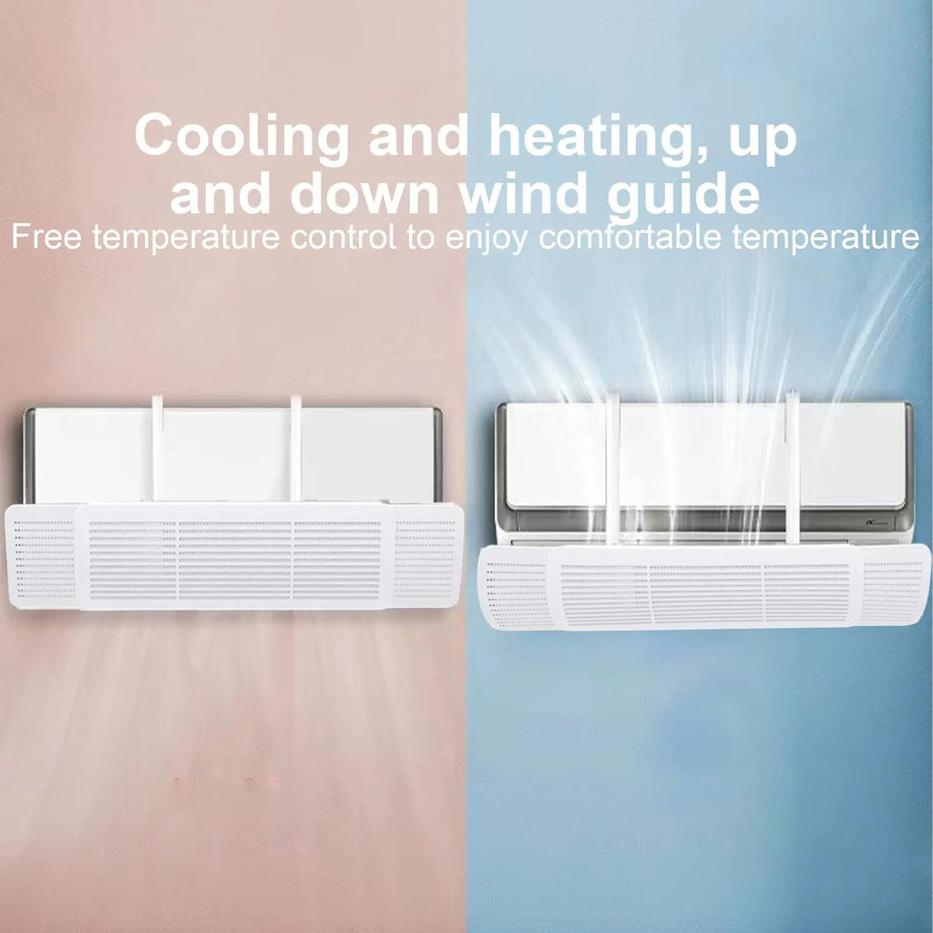 Retractable AC Air Deflector – Universal Airflow Blocker